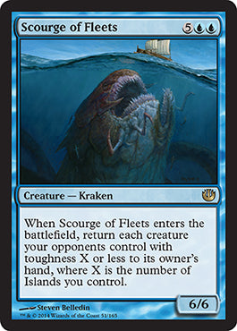 Scourge of Fleets (Journey into Nyx) Light Play Foil