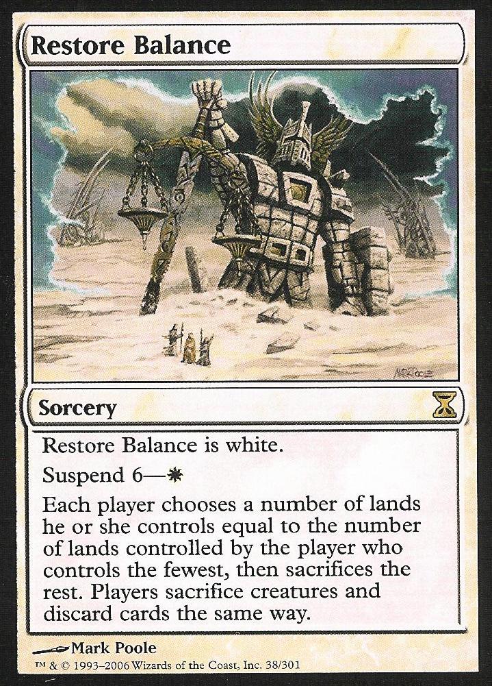 Restore Balance (Time Spiral) Near Mint