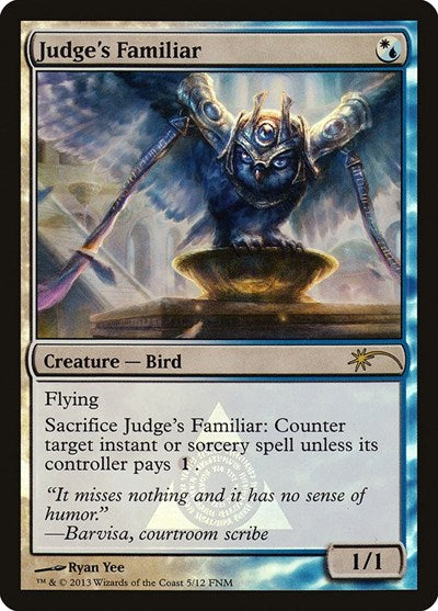 Judge's Familiar (Promos: FNM) Light Play Foil