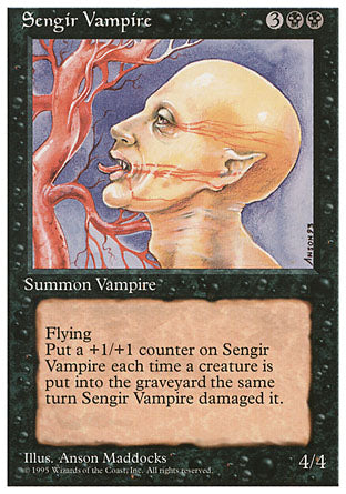 Sengir Vampire (4th Edition) Heavy Play