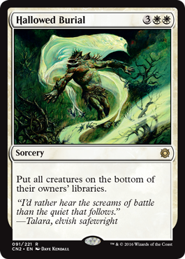 Hallowed Burial (Conspiracy: Take the Crown) Light Play Foil