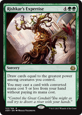 Rishkar's Expertise (Aether Revolt) Medium Play Foil