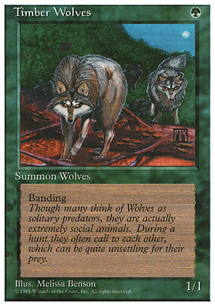 Timber Wolves (4th Edition) Heavy Play