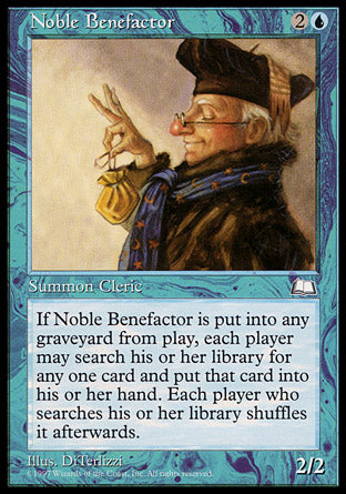 Noble Benefactor (Weatherlight) Medium Play