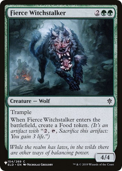 Fierce Witchstalker (The List) Near Mint