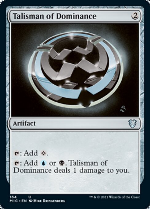 Talisman of Dominance (Commander 2021 Midnight Hunt) Near Mint