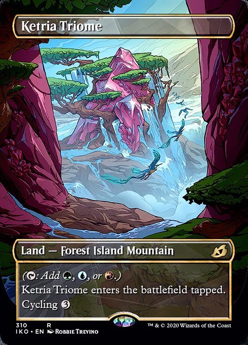Showcase Ketria Triome (Ikoria: Lair of Behemoths) Near Mint