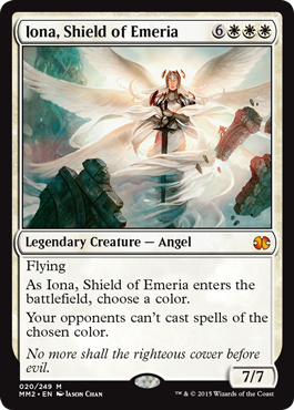 Iona, Shield of Emeria (Modern Masters 2015) Medium Play