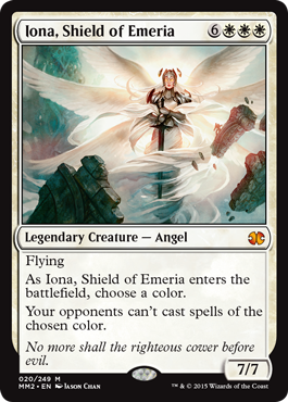 Iona, Shield of Emeria (Modern Masters 2015) Near Mint