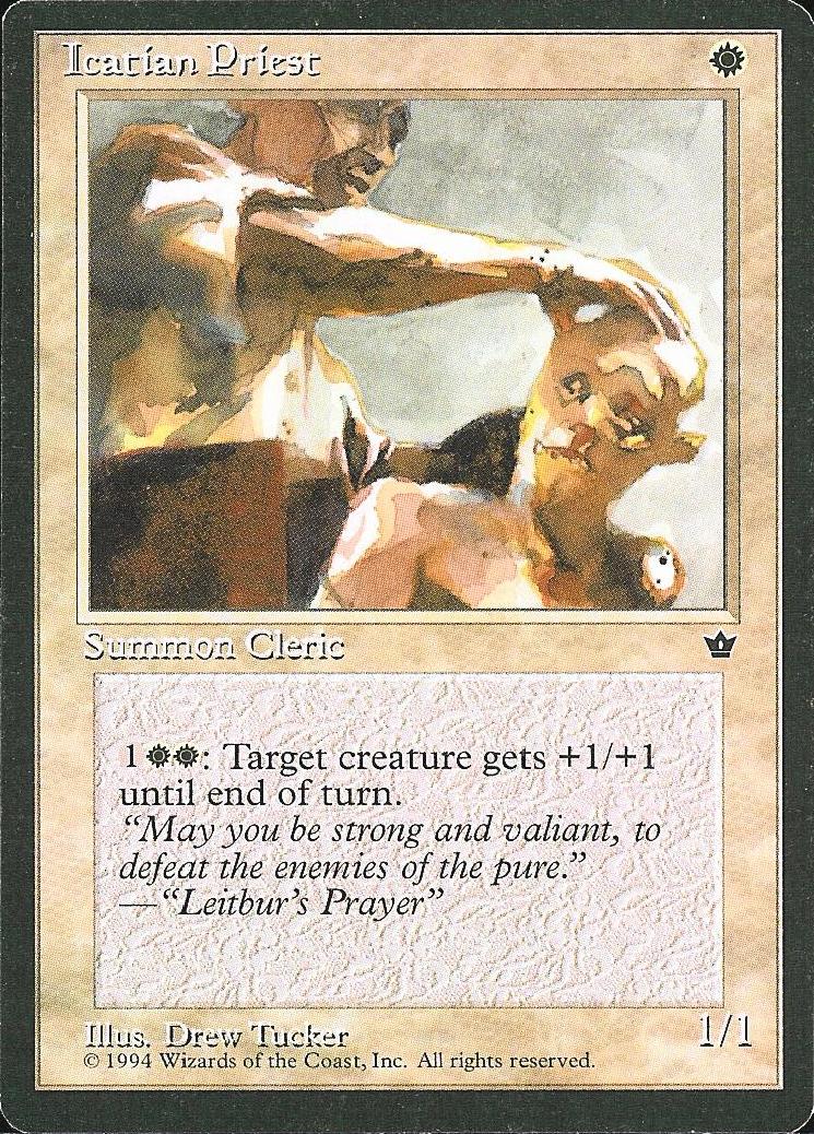 Icatian Priest (Fallen Empires) Heavy Play