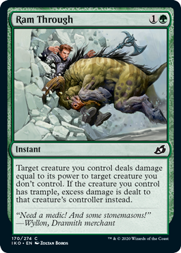 Ram Through (Ikoria: Lair of Behemoths) Near Mint