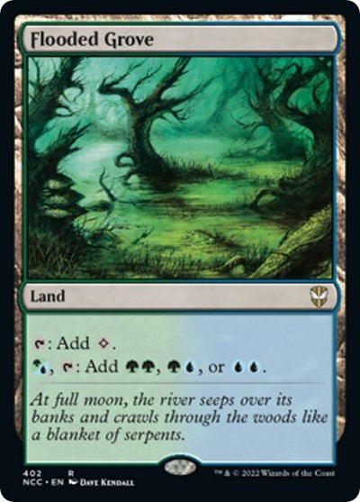 Flooded Grove (Commander: Streets of New Capenna) Near Mint