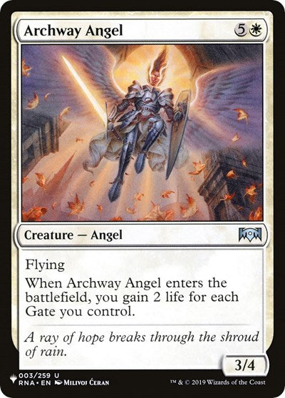 Archway Angel (The List) Near Mint
