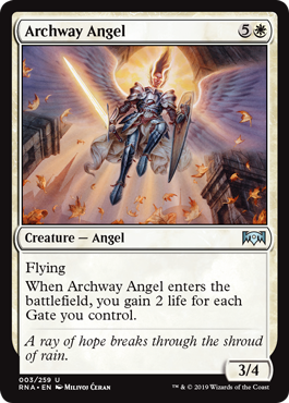 Archway Angel (Ravnica Allegiance) Medium Play
