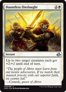 Dauntless Onslaught (Duel Decks: Kiora vs Elspeth) Near Mint
