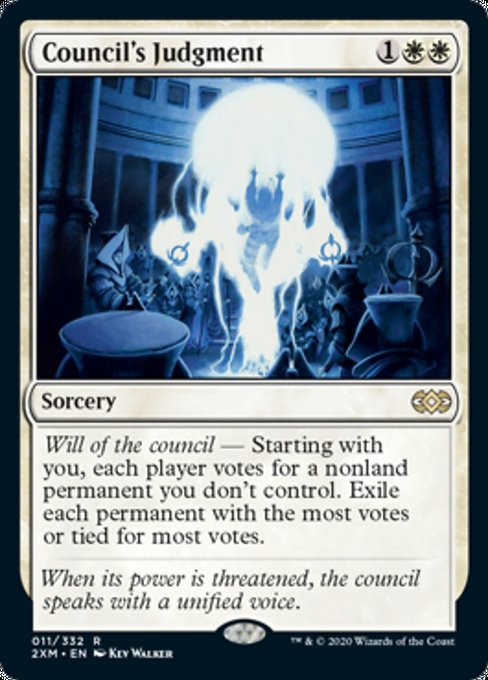 Council's Judgment (Double Masters) Near Mint Foil