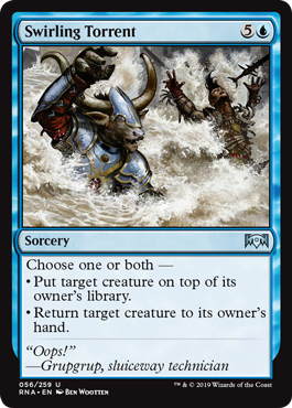 Swirling Torrent (Ravnica Allegiance) Near Mint