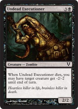 Undead Executioner (Avacyn Restored) Light Play Foil
