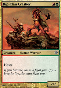 Rip-Clan Crasher (Shards of Alara) Medium Play Foil