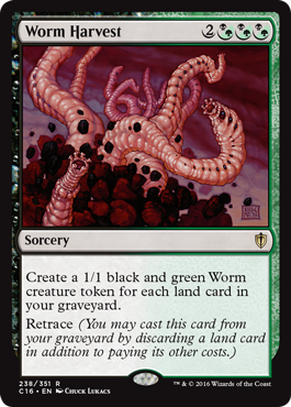 Worm Harvest (Commander 2016 Edition) Near Mint