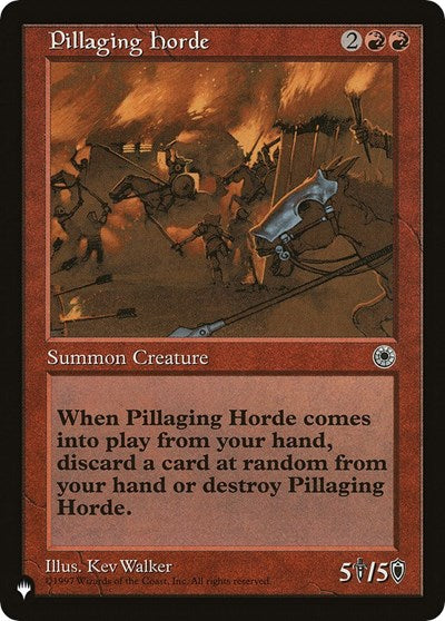 Pillaging Horde (The List) Near Mint