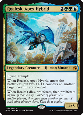 Roalesk, Apex Hybrid (War of the Spark) Light Play