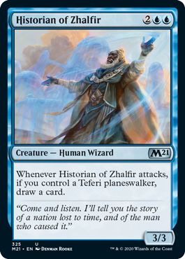 Historian of Zhalfir (Magic 2021 Core Set) Near Mint