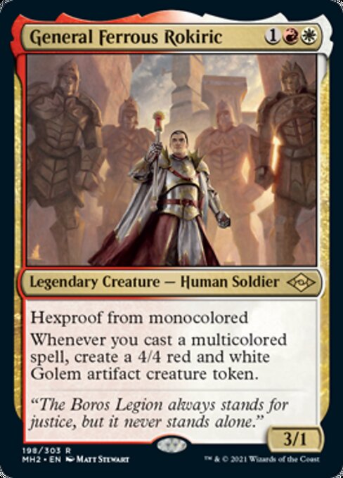 General Ferrous Rokiric (Modern Horizons 2) Medium Play