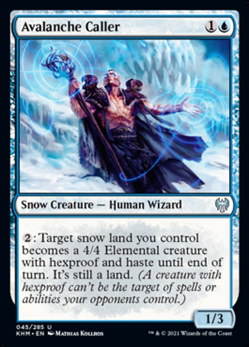 Avalanche Caller (Kaldheim) Medium Play