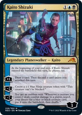 Kaito Shizuki (Kamigawa: Neon Dynasty) Near Mint Foil