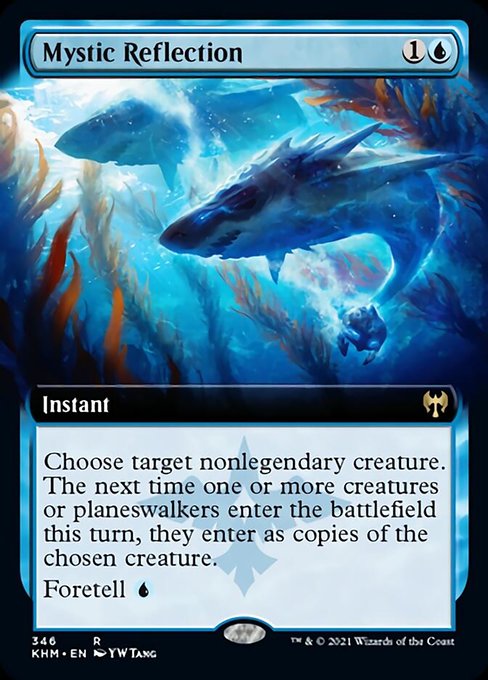 Mystic Reflection (Extended Art) (Kaldheim) Near Mint Foil