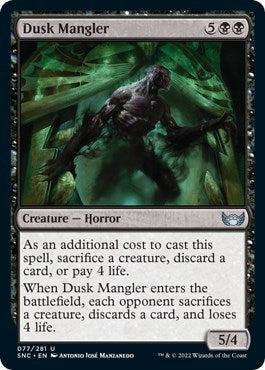 Dusk Mangler (Streets of New Capenna) Near Mint Foil