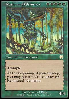 Rushwood Elemental (Mercadian Masques) Medium Play