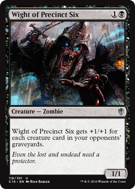 Wight of Precinct Six (Commander 2016 Edition) Near Mint