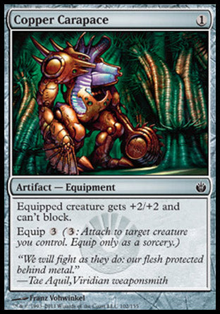 Copper Carapace (Mirrodin Besieged) Near Mint