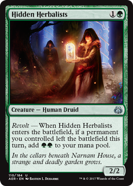 Hidden Herbalists (Aether Revolt) Light Play