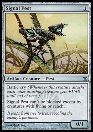 Signal Pest (Mirrodin Besieged) Light Play