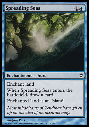 Spreading Seas (Zendikar) Medium Play
