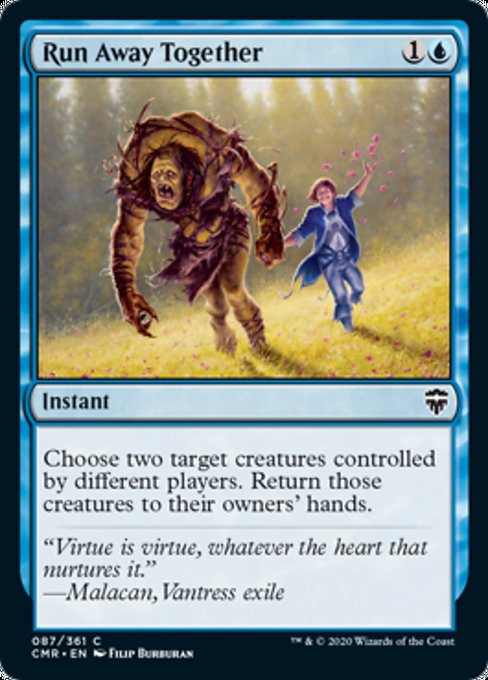 Run Away Together (Commander Legends) Medium Play
