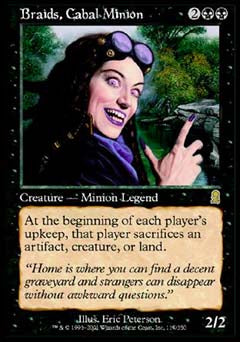 Braids, Cabal Minion (Odyssey) Heavy Play