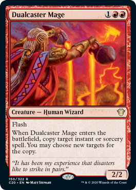 Dualcaster Mage (Commander 2020 Ikoria) Light Play