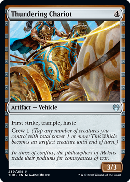 Thundering Chariot (Theros Beyond Death) Near Mint Foil
