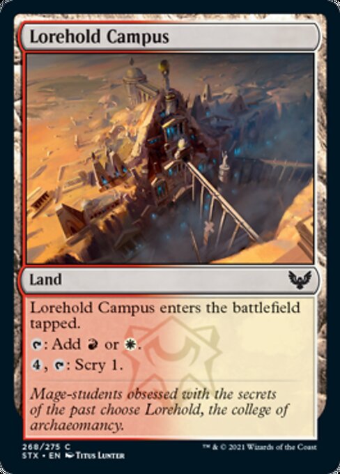Lorehold Campus (Strixhaven) Near Mint Foil
