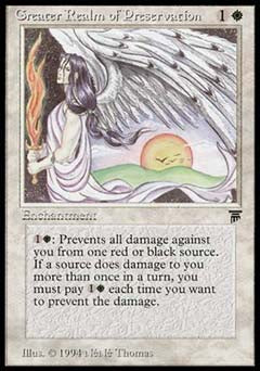 Greater Realm of Preservation (Legends) Heavy Play