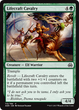 Lifecraft Cavalry (Aether Revolt) Heavy Play