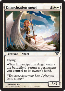 Emancipation Angel (Avacyn Restored) Light Play Foil