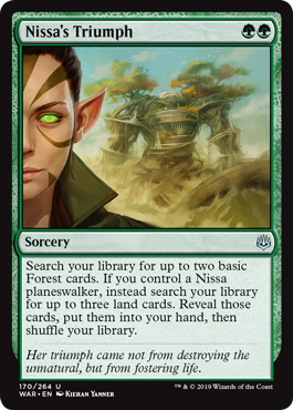 Nissa's Triumph (War of the Spark) Near Mint