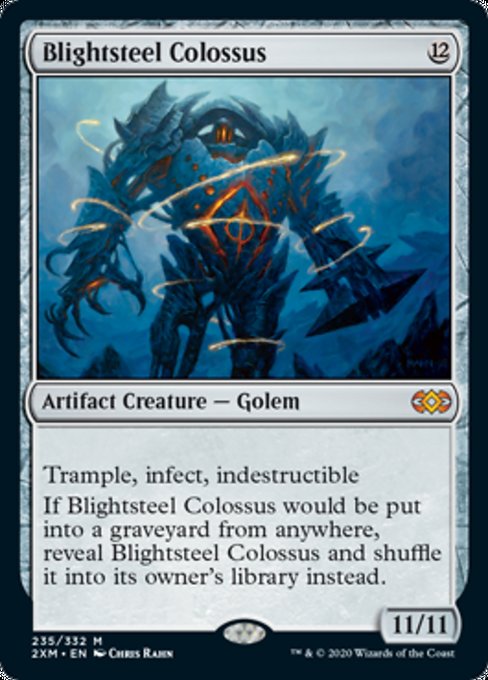 Blightsteel Colossus (Double Masters) Near Mint Foil