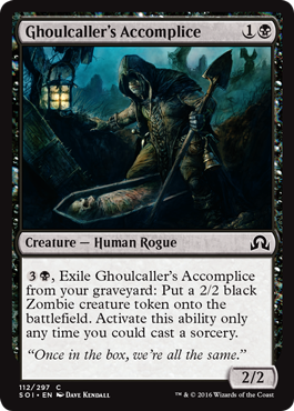 Ghoulcaller's Accomplice (Shadows Over Innistrad) Light Play