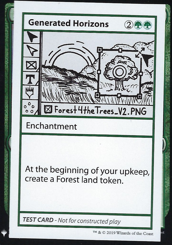 Generated Horizons (Mystery Booster Test Print) Near Mint